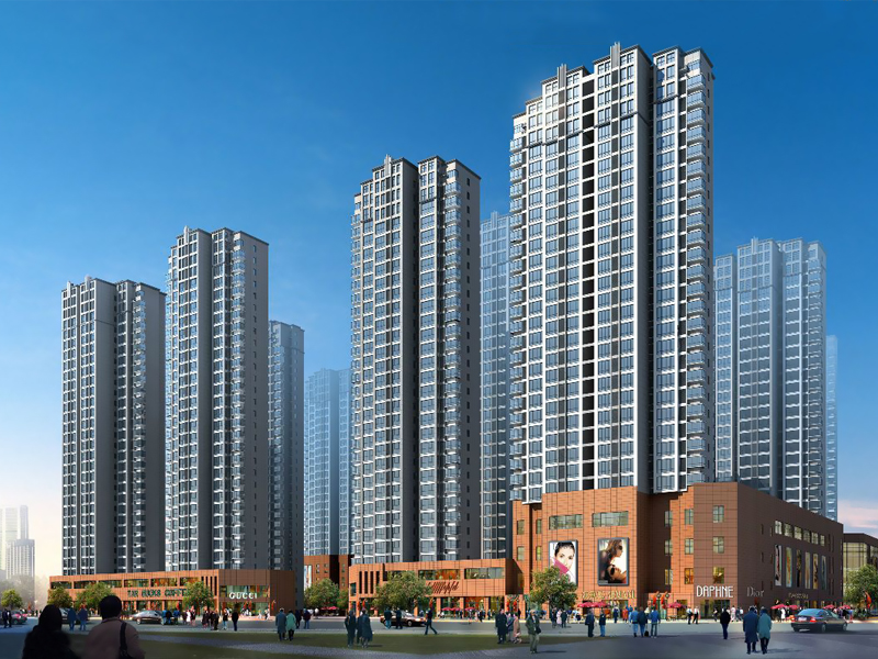 蒙城玖隆國際小區百葉窗、鋅鋼樓梯扶手定制