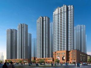 蒙城玖隆國際小區百葉窗、鋅鋼樓梯扶手定制