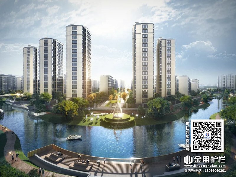 滁州唐寧龍泊灣小區項目定制空調百葉窗